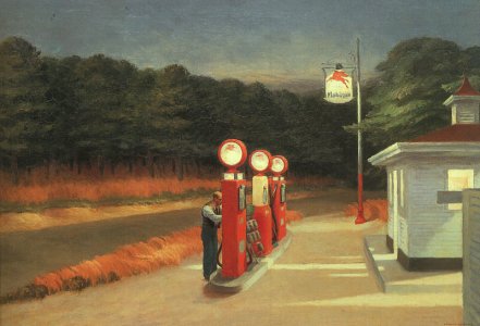 E. Hopper, Gas