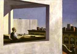 E.Hopper, Office in a Small City, 1953